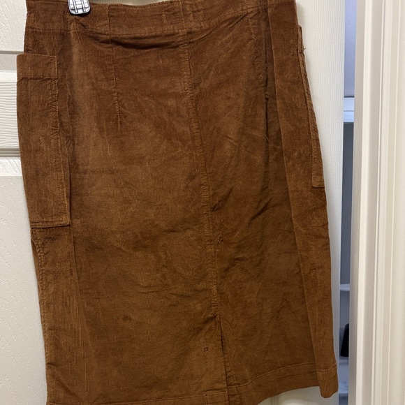 Sonoma Brown Button-Front Pencil Skirt - Picture 4 of 4